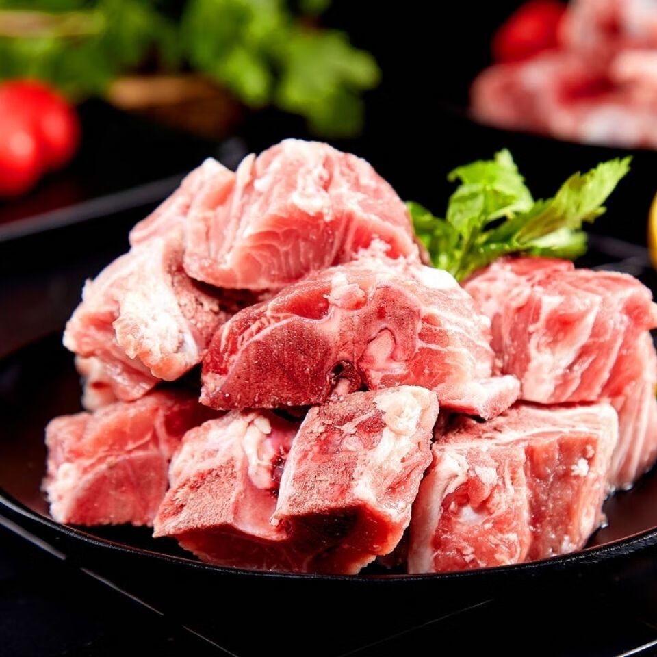 猪脊骨龙骨新鲜冷冻龙骨段猪背骨辣骨饭酱骨架煲汤食材2斤