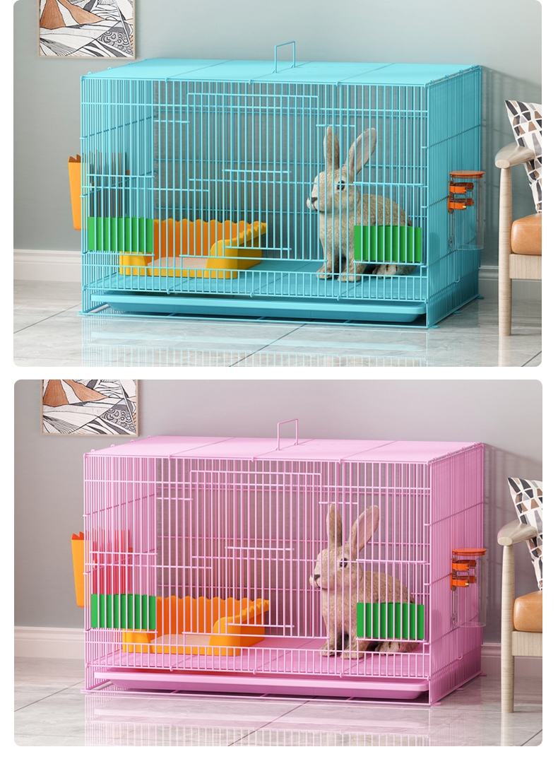 兔笼子大号带院子养兔子的大笼子别墅小城堡兔子的窝专用小房子加厚