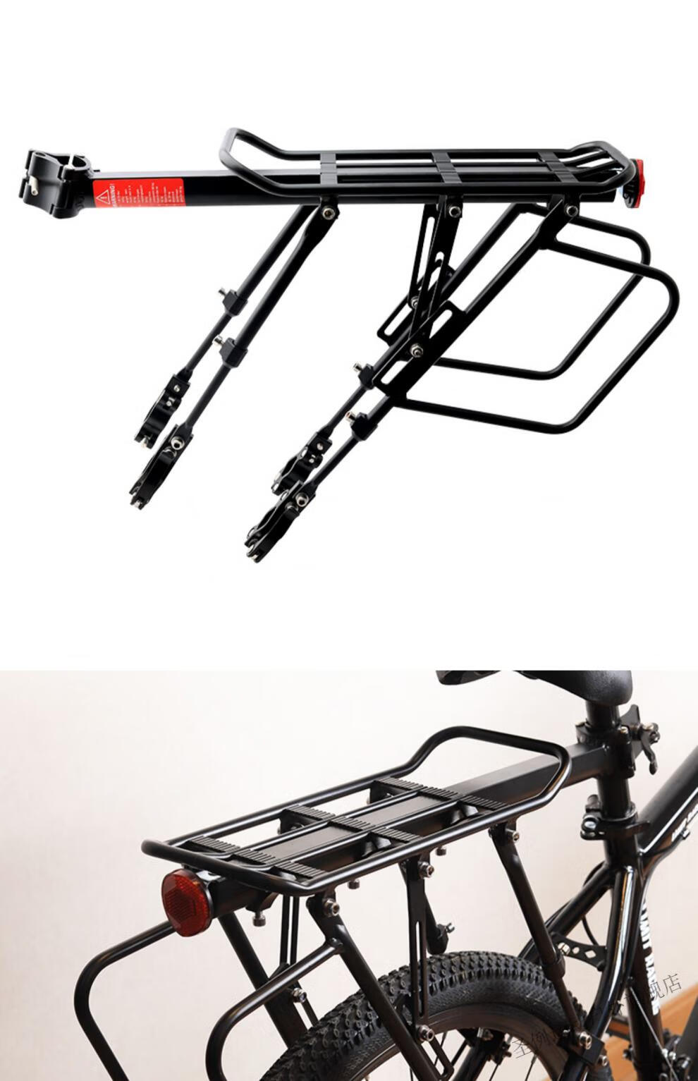 2022新款自行车后座架儿童成人快拆式自行车后货架山地车尾架后座架可