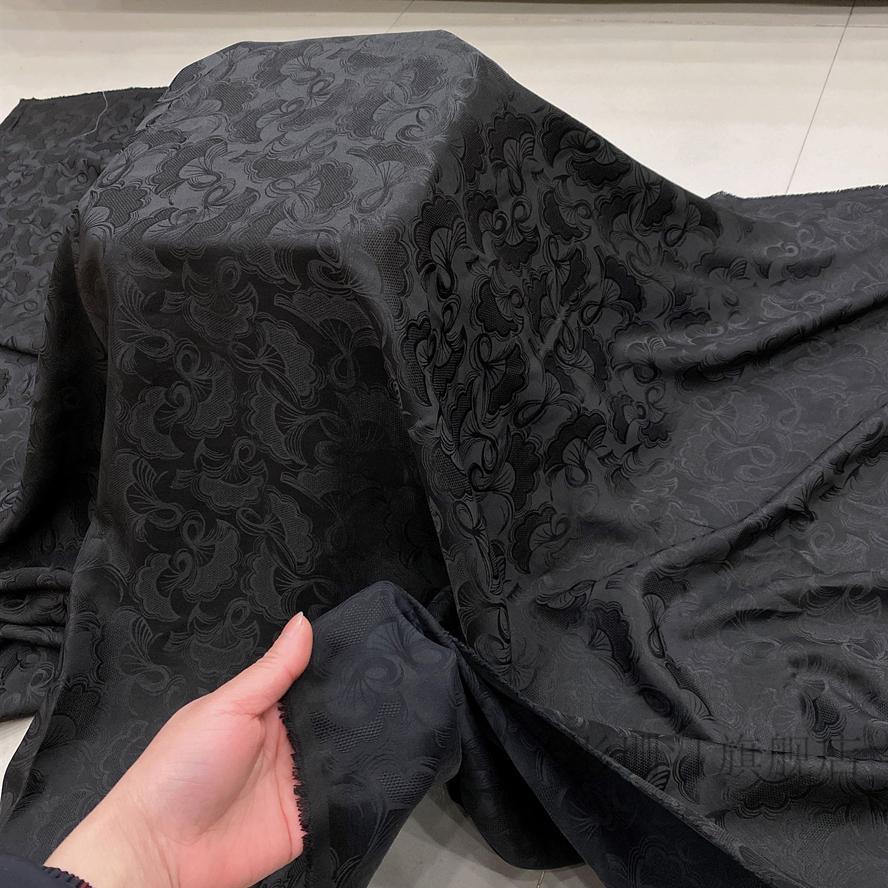 升级款香云纱零布头 香云纱花罗绢纺桑蚕丝零布头面料顺德产丝绸重磅