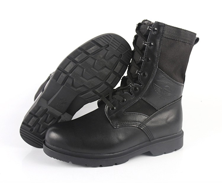 超轻透气06伞兵飞行作战靴男高帮真皮空降战术靴子冬季羊毛品质定制款