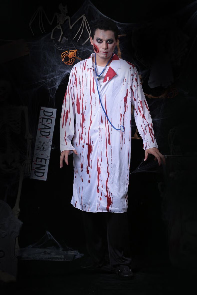 2022新款万圣节恐怖服饰万圣节服装儿童女巫婆鬼新娘僵尸吸血鬼衣服