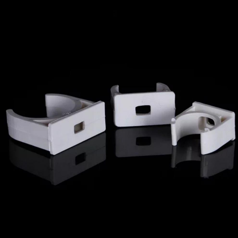 座钉卡扣线管卡子迫码水管线管配件塑料pvc卡扣u型骑25mm座卡6分10个