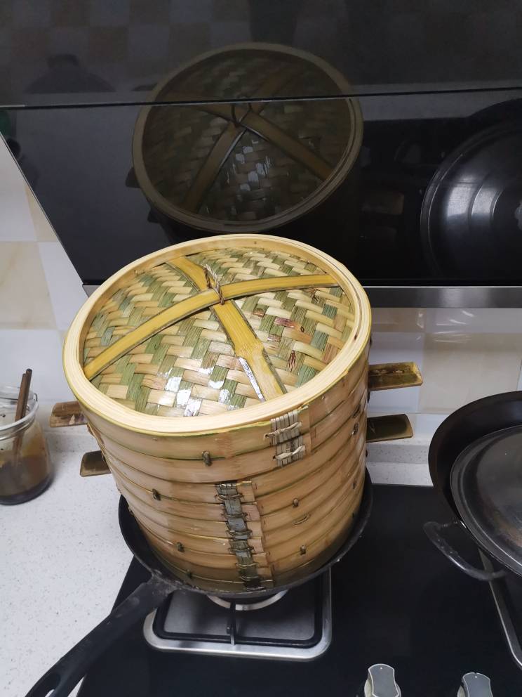 竹蒸笼家用 蒸格蒸笼竹制家用手工带水圈楠竹蒸肉四川重庆开县 32cm加