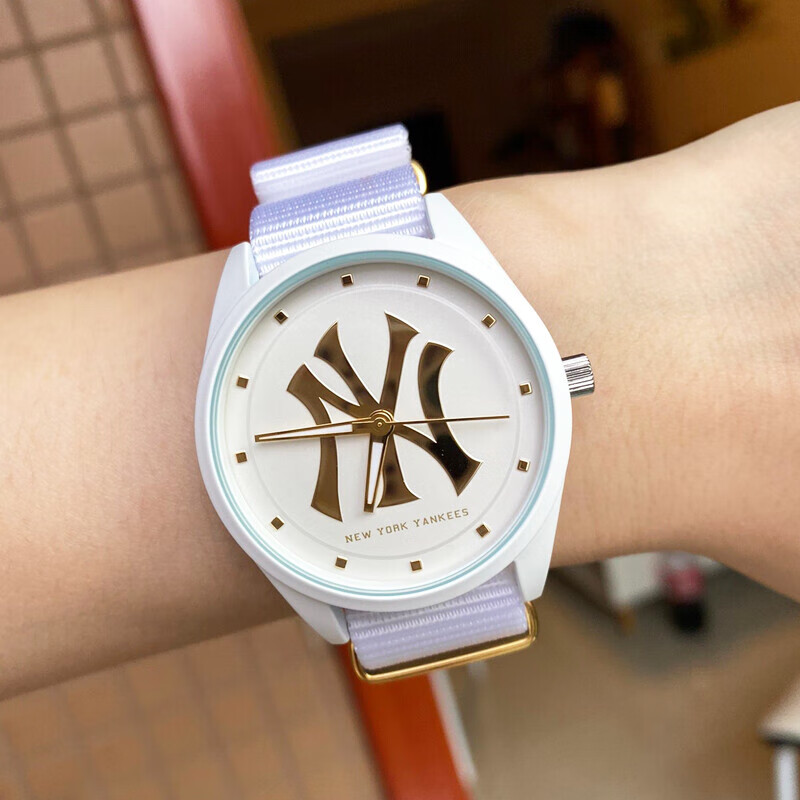美职棒mlb网红手表女夏季ins风情侣款日式极简个性炫酷运动ny表男