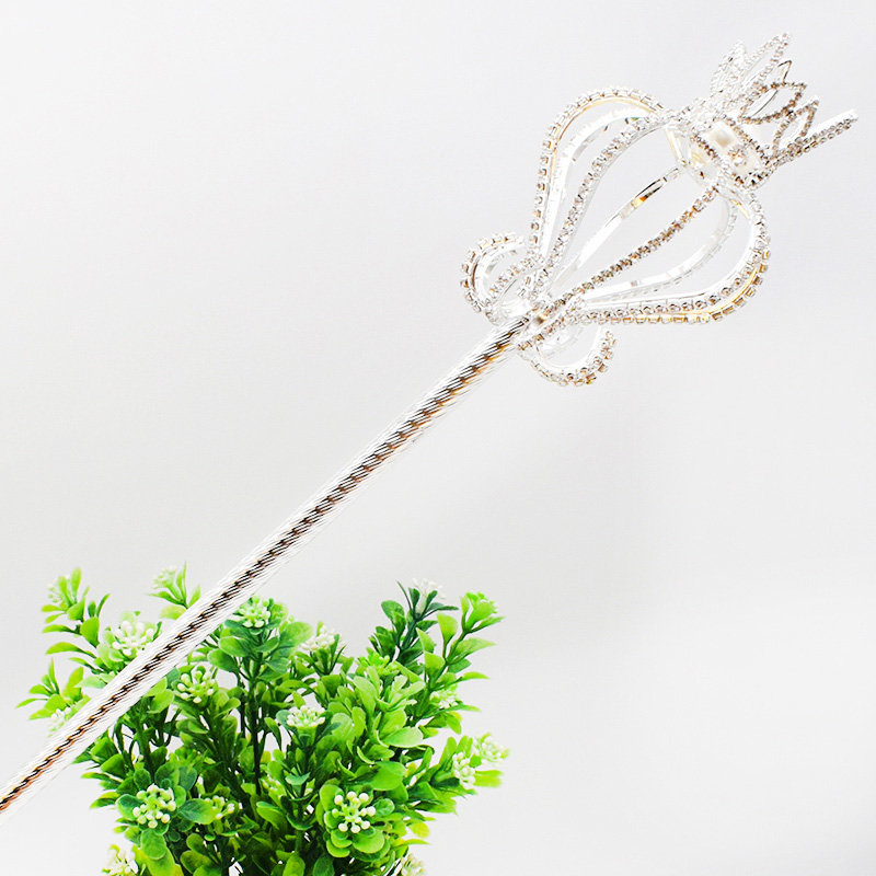 迪士尼魔法棒爱莎权杖仙女棒皇冠儿童魔法杖公主女王艾莎女童玩具手杖