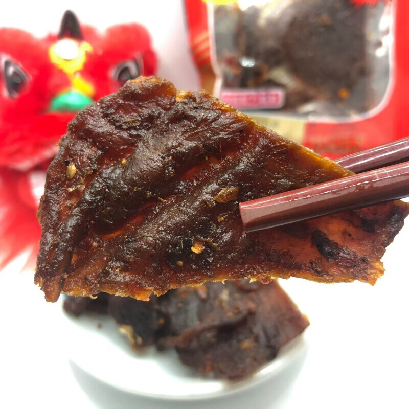 公平牛肉脯 41克 海陆丰潮汕特产牛肉干零食小吃海丰公平特产肉铺劲辣