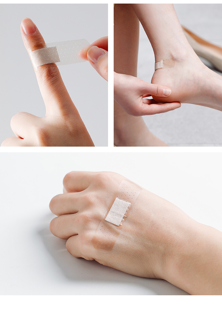 创口贴防水透气创可贴伤口止血贴急救贴脚后跟贴防磨脚贴绿色