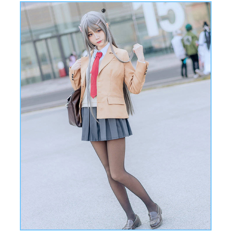 2022新款樱岛麻衣cos服青春猪头少年不会梦到兔女郎学姐衣服cosplay