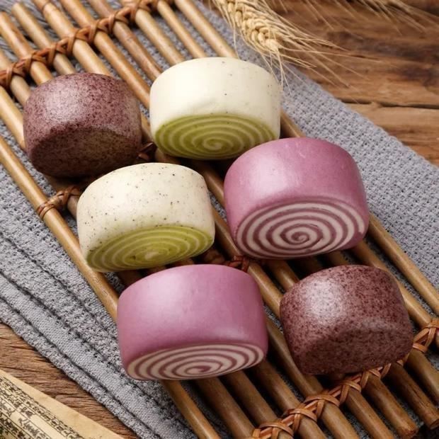 谷康斋杂粮小馒头小花卷轻食食材粗粮糕点五谷粗粮点心早餐加热速4003