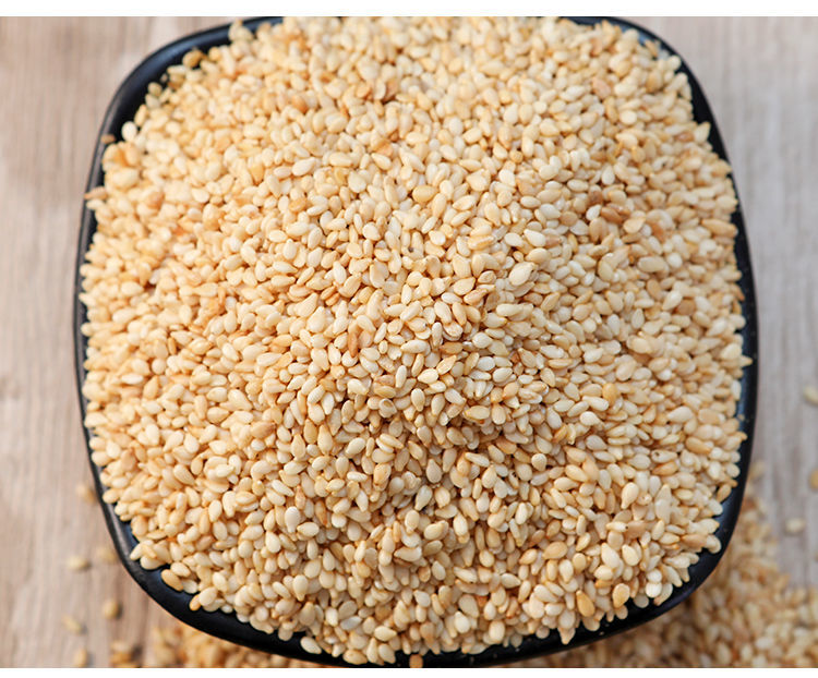 新脱皮炒熟白芝麻仁熟芝麻瓶装即食家用干净罐装新货炒熟 240克