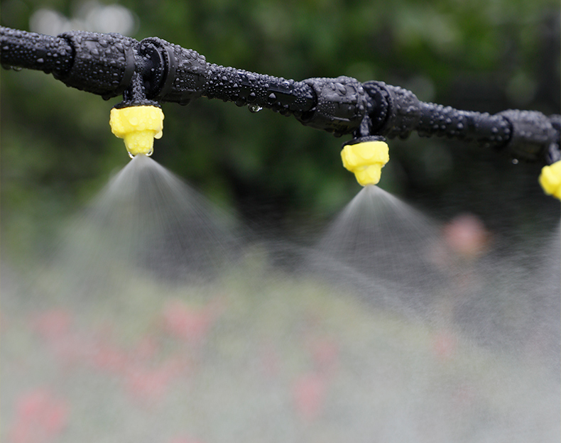 自动浇花器高压雾化喷头铜喷雾头自动浇水器农业灌溉浇花防尘降温喷淋