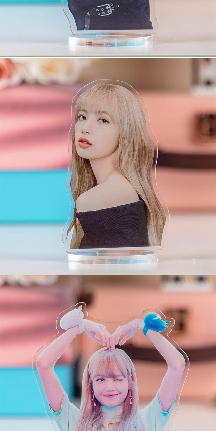 blackpinklisa青春有你2导师亚克力人形立牌桌面摆件粉丝应援周边