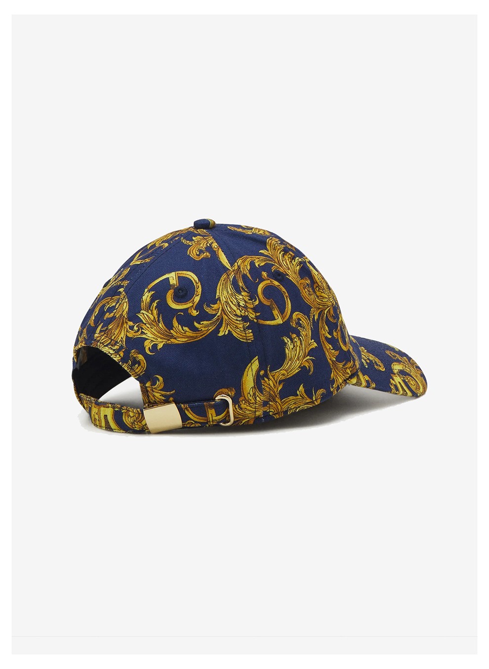 jeans couture 范思哲 新款男女通用棉质巴洛克印花鸭舌棒球帽帽子