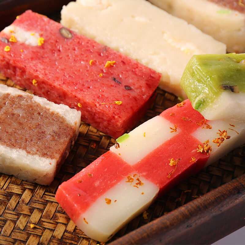 苏州特产纯手工传统糕点糕团重阳糕桂花糕糖年糕猪油糕松糕赤豆糕400g