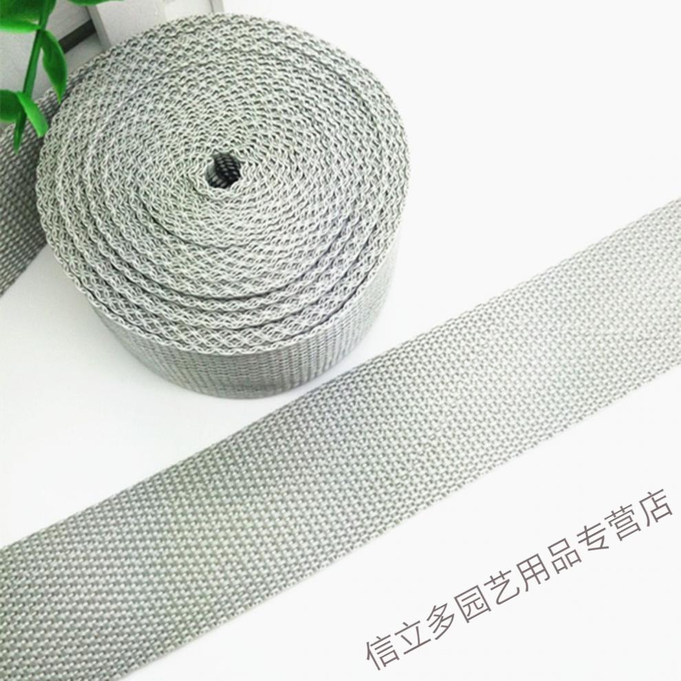 加厚涤棉帆布带书包带背带手提带捆绑带平纹织带帆布带条黄色38cm10米