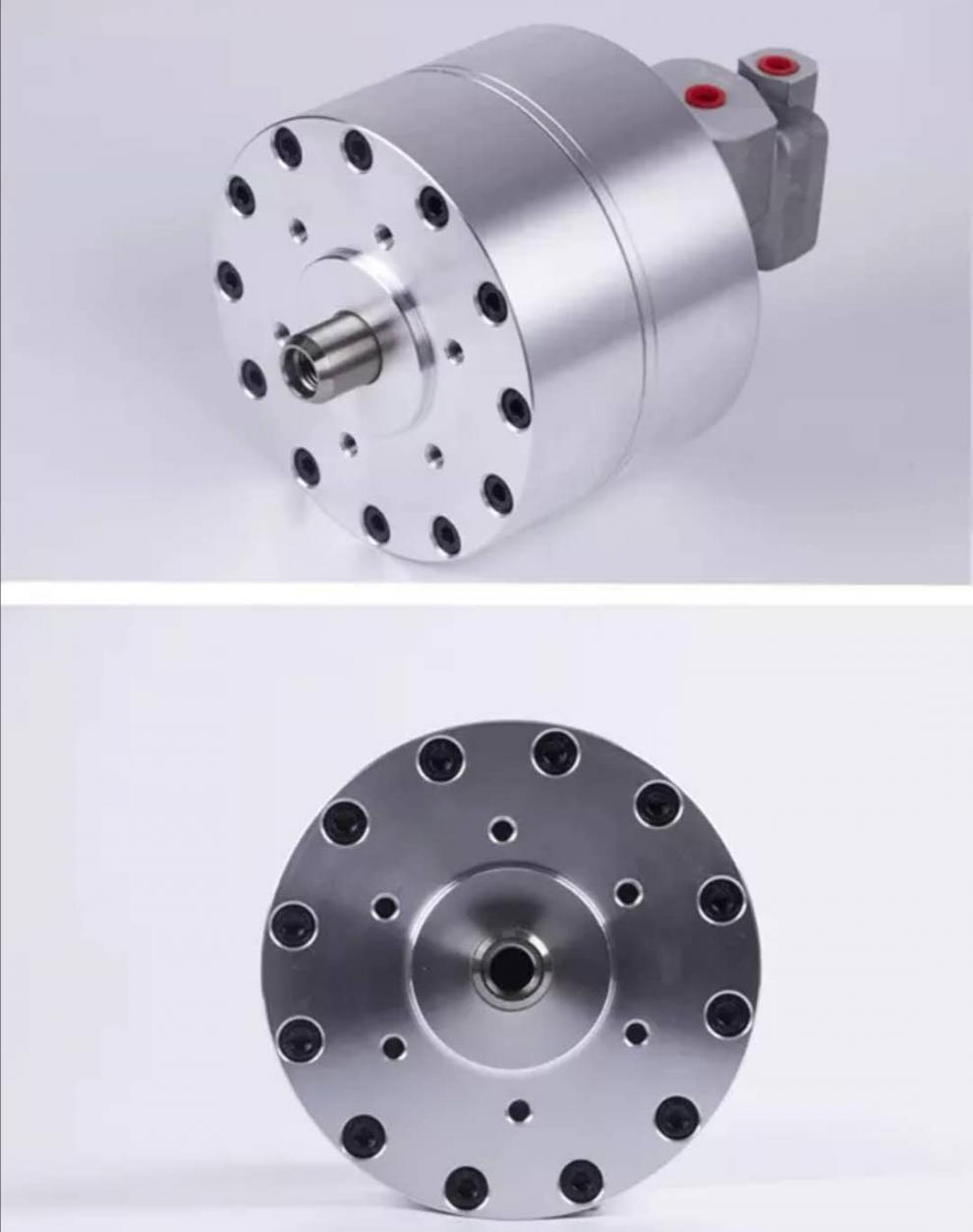 定制中实回转气缸ra-130单活塞双活塞厂家气动卡盘液压卡盘 sq-100