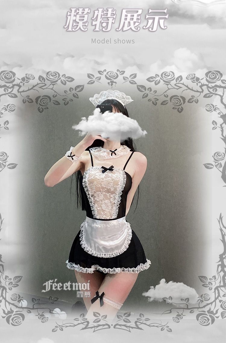 性感超小胸女仆制服大码胖mm诱惑床上火辣激情套装制