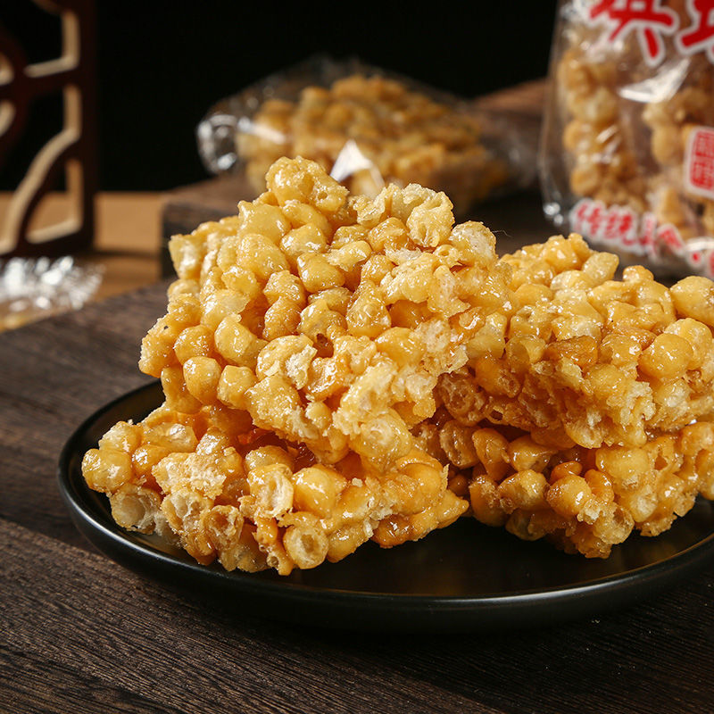 老式沙琪玛硬脆萨其马手工琪玛酥怀旧零食童年味道8090儿时回忆芝麻味