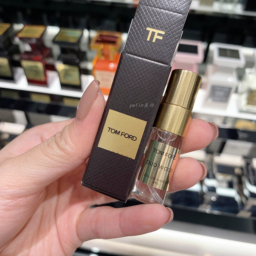 官方直销tomfordtf香水小样乌木沉香白麝香晚香玉椰奶香带喷头34ml鎹