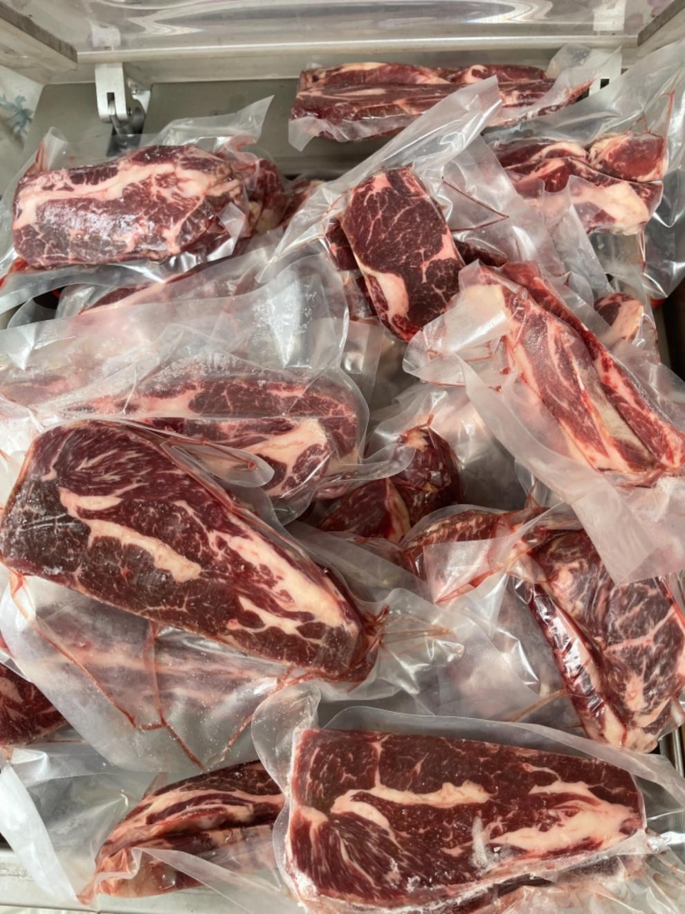 秒发4斤进口安格斯谷饲200天肩胛小排牛小排小排2000克 健身【图片