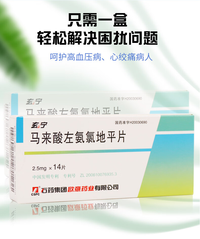 玄宁 马来酸左氨氯地平片2.