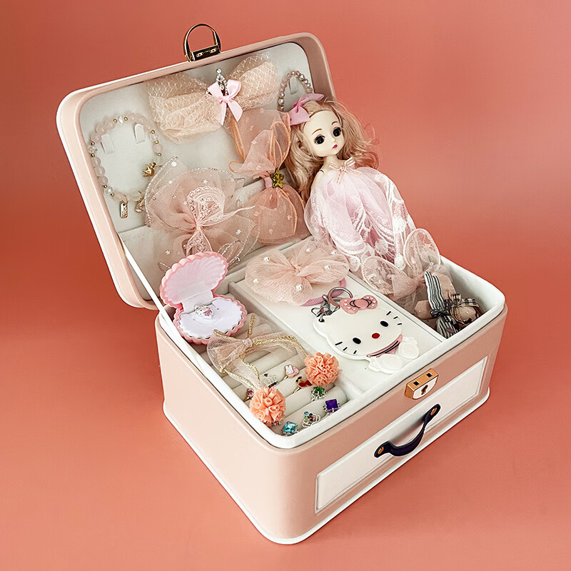 女孩子高端发饰礼盒套装女童生礼物儿童玩具3—9岁5十12岁7以上 茜茜