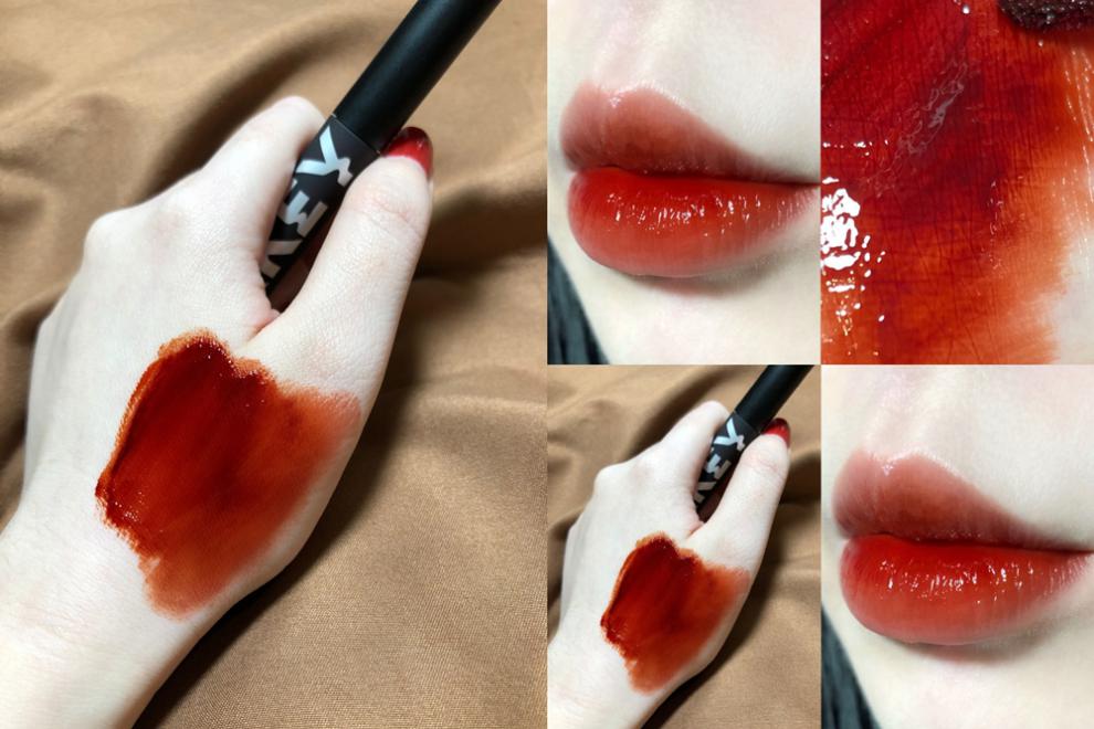 情人节礼物珂拉琪colorkey小黑镜空气唇釉联名口红奶茶色605卡拉奇