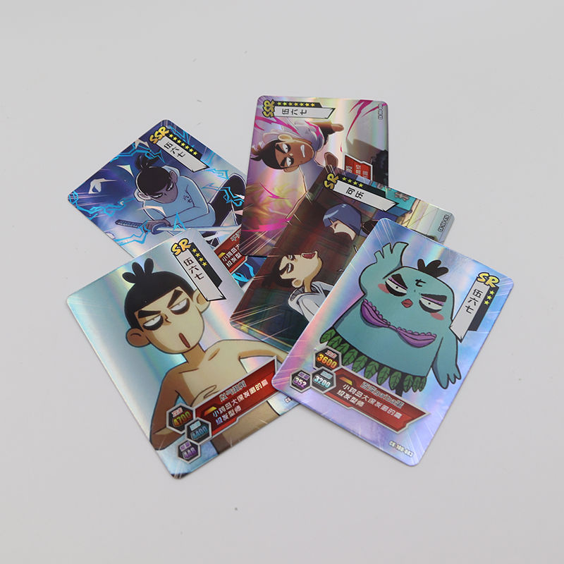刺客伍六七卡片金闪卡牌五六七周边闪光卡学校门口小卖部玩具 一盒32