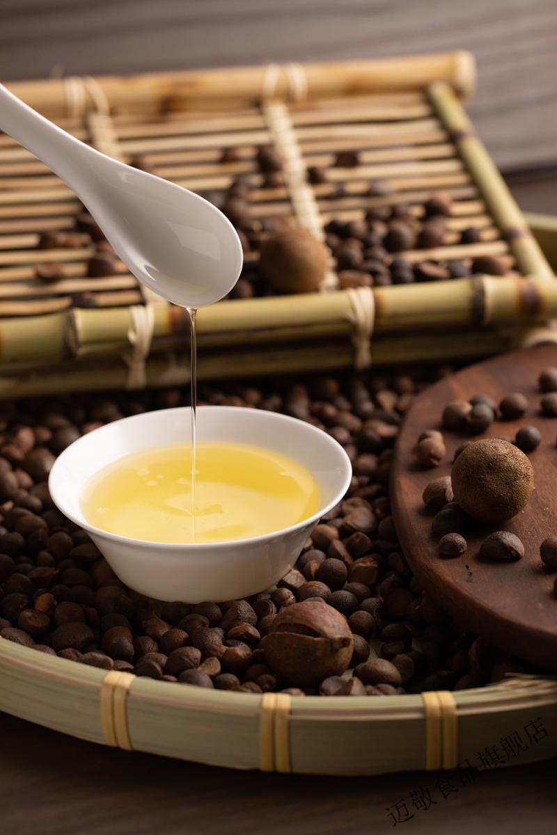 迈敬 金世本香有机山茶油 精选百岁果茶籽 温物理冷榨茶油500ml【图片