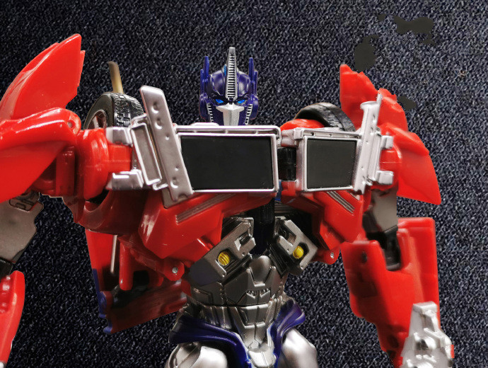 万代声波变形玩具 阿帕奇擎天冲锋柱 tfp金刚电镀暗黑威震v天声波