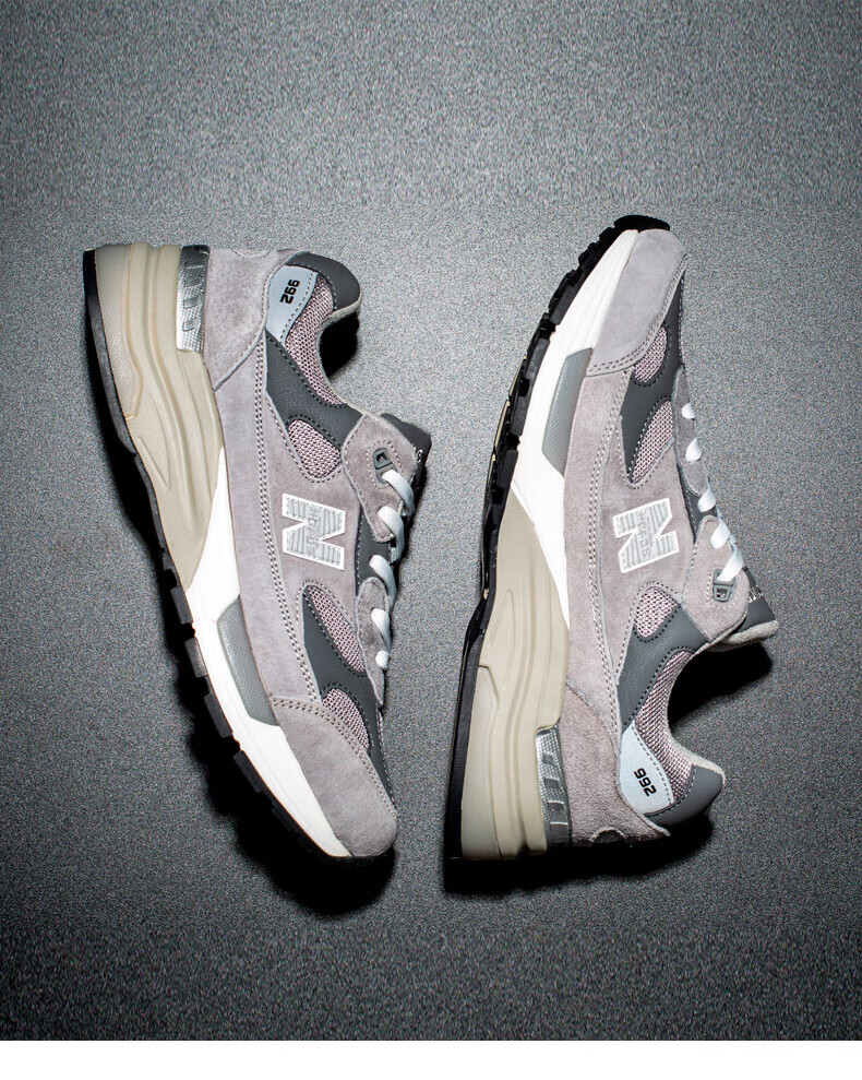 新百伦new balance运动鞋nb992跑步鞋男鞋百搭休闲鞋老爹鞋男【商场