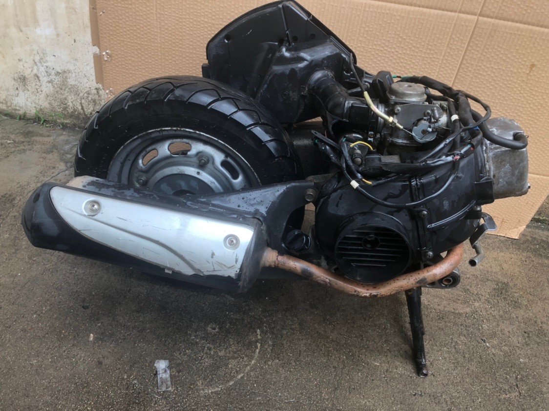 本田踏板车发动机二手原装小公主wh100发动机五羊踏板车配件优悦喜悦