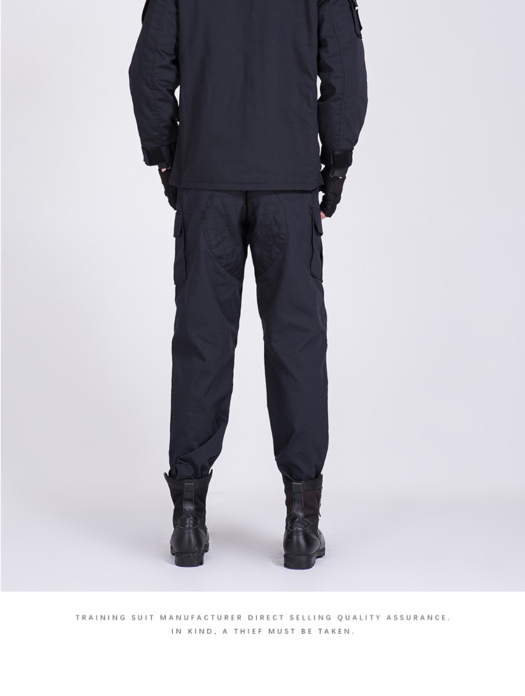 促销治安特保黑色网格特制勤工作服春秋冬装保安衣服长袖特保执勤服装