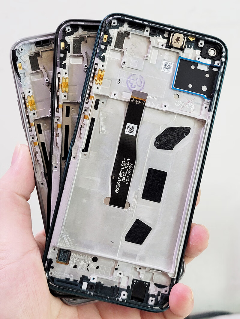 puou适用华为nova6se拆机原装屏幕总成jny-al10/tn20带框手机内外显示