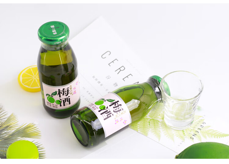 梅酒日式梅子酒料理梅果酒180g6瓶名果之屋日料青梅酒