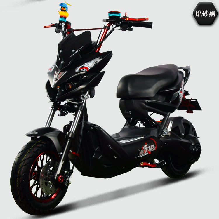 战狼极客电动车摩托车电瓶车60v72v高速大功率爆改装电摩酷车成人 军