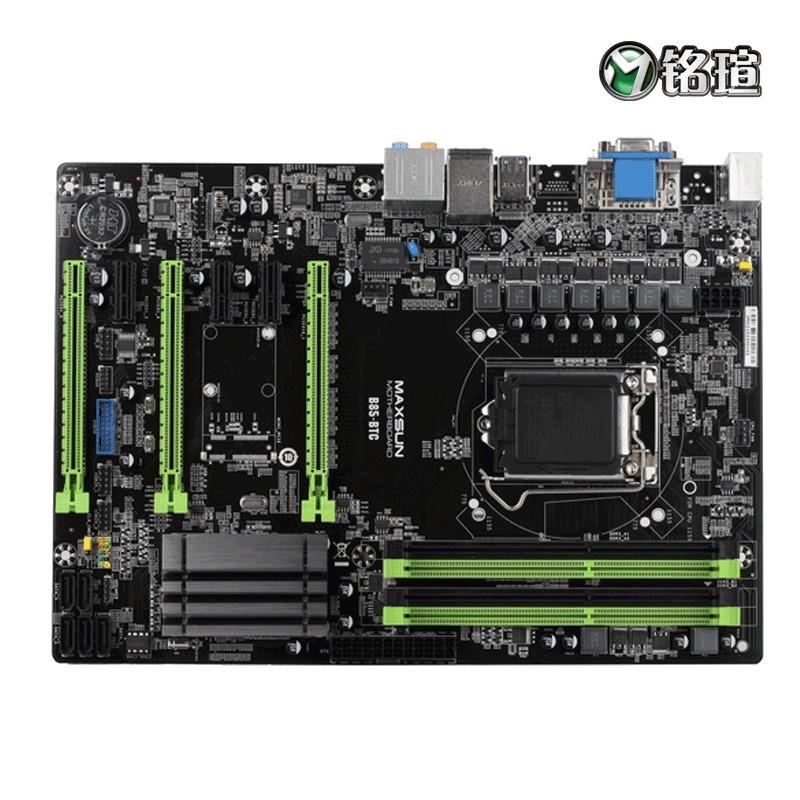 映泰tb85七彩虹h81btc铭瑄b85h110z270b25067卡主板白色