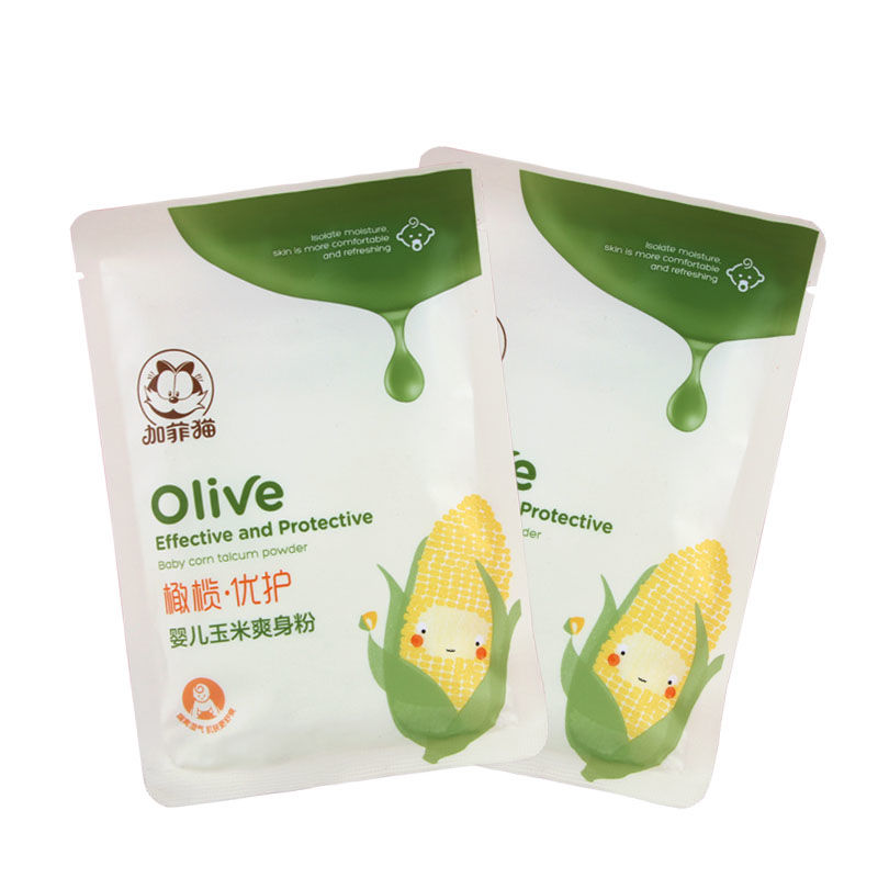 加菲猫婴幼儿玉米爽身粉袋装宝宝防痱粉补充装60g祛痱清爽痱子粉