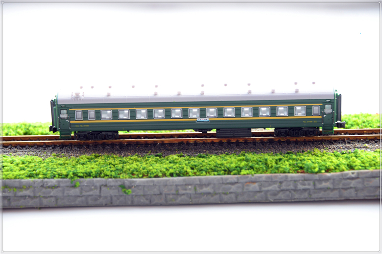 绿皮火车模型硬座车n比例 yz22 火车 1:160 上局沪段【图片 价格 品牌