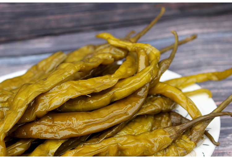 恩施特产酸辣子500g 个个泡椒酸辣椒脆辣可食剁椒朝天椒酸辣子 天椒酸