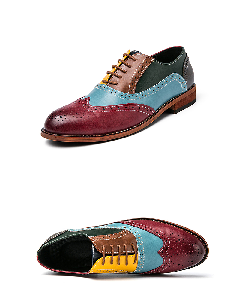 fashion男鞋潮牌小黑鞋港风文艺年轻人帅气酷一点修身夜场皮鞋子热天