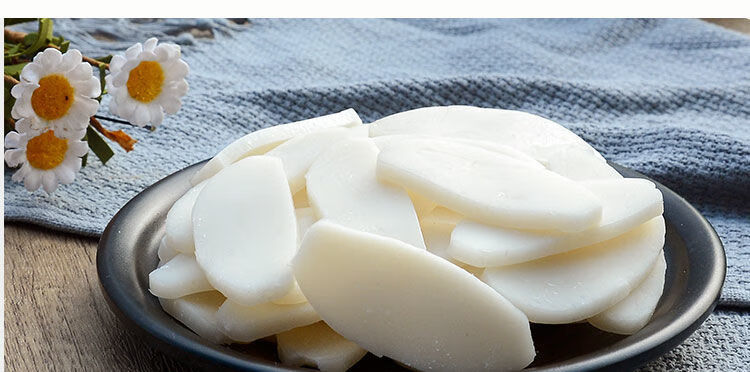 福建特产农家小吃软白粿炒白果山里白果水磨年糕切片白果干 260克*10