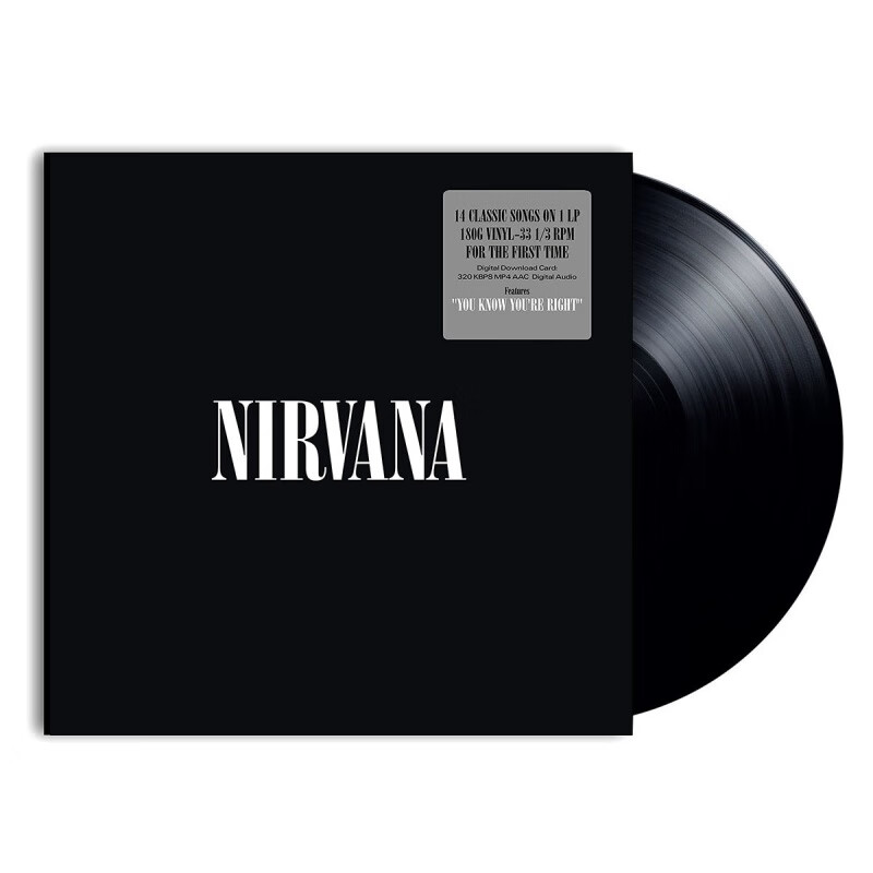 原装正版原版进口 涅盘乐队 nirvana 同名专辑 lp黑胶唱片 12寸唱盘