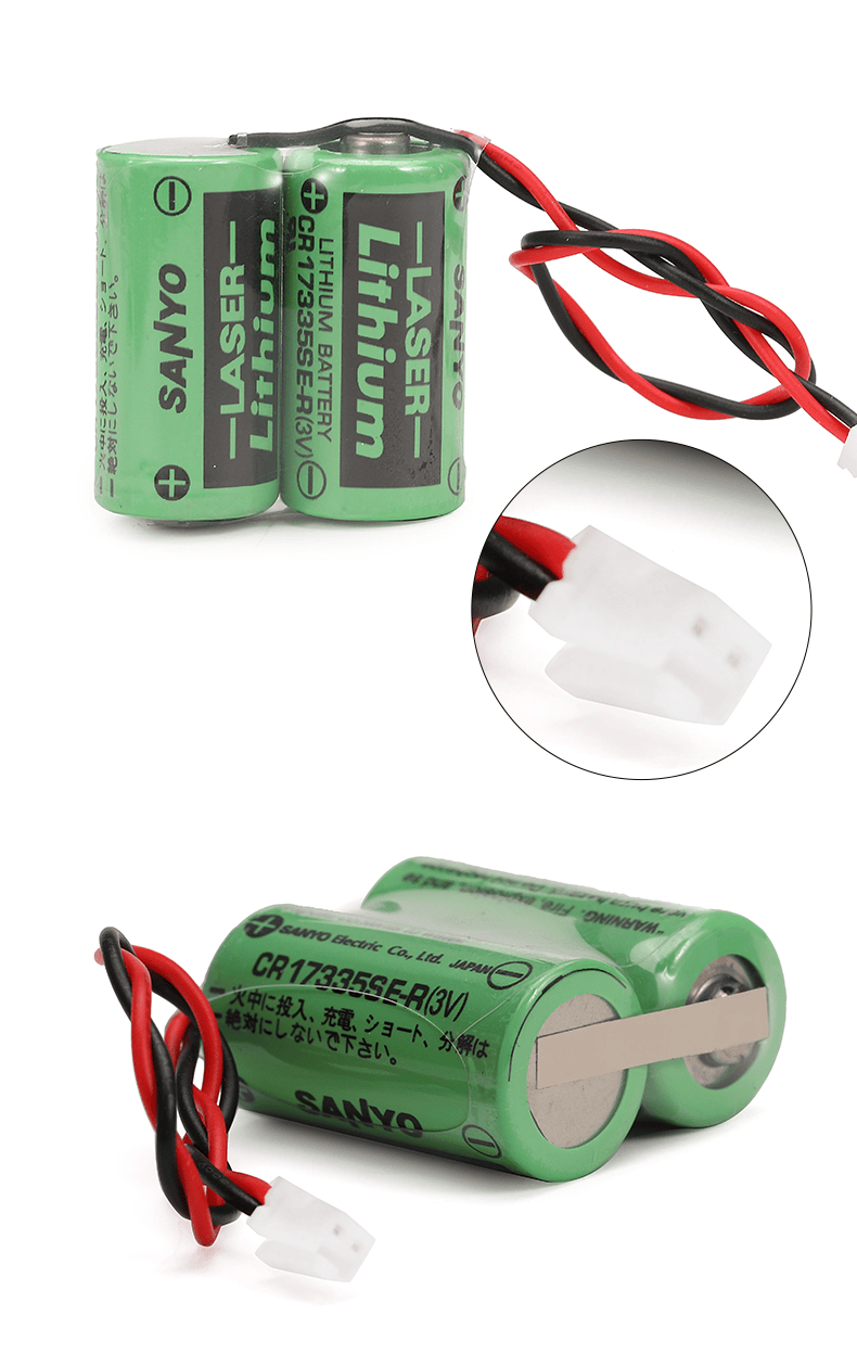 三洋锂电池mrbat6v1awk176vmrj4伺服电池cr173352cr17335