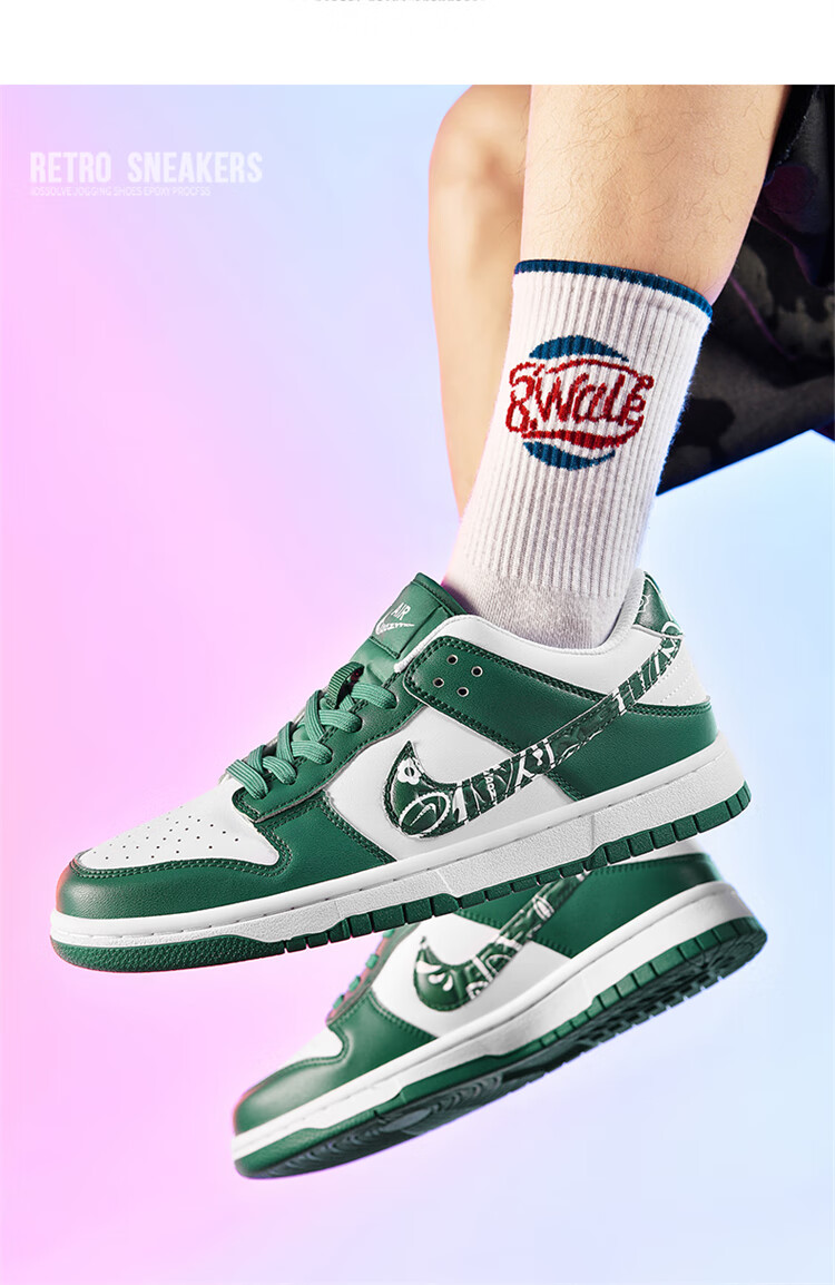 熊猫low板鞋联名夏季aj低帮女鞋nike莆田 纯原 空军一号权志龙全白