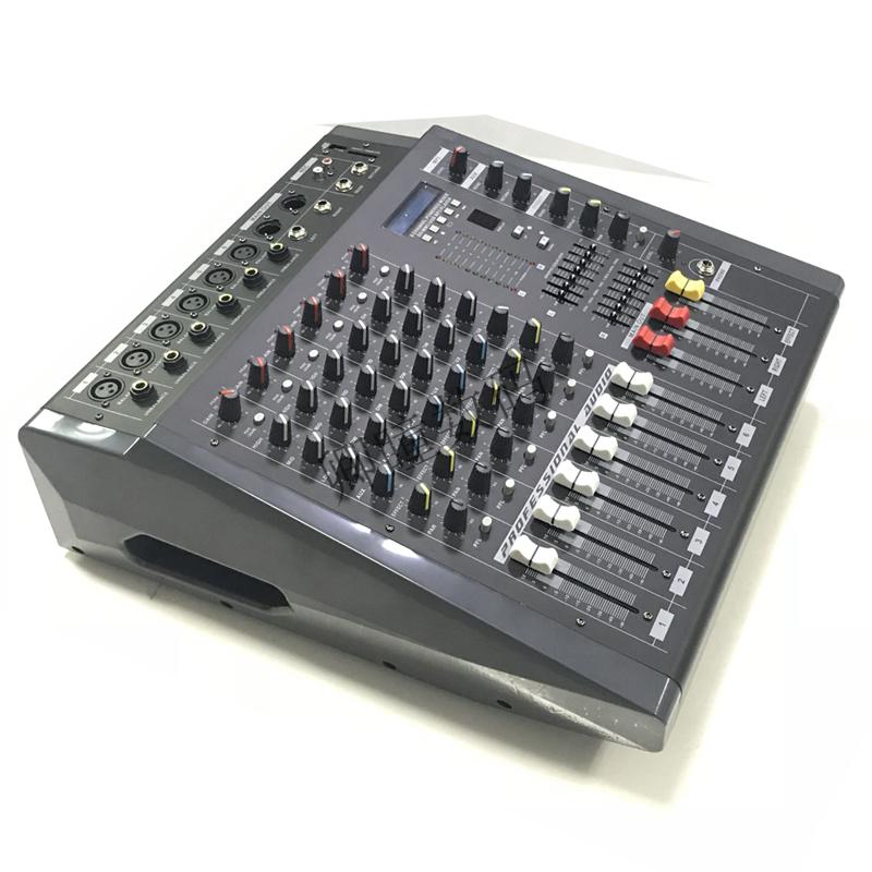 雅马哈调音台带功放一体机大功率家庭舞台演出婚庆会议4/6/8/12路布谷