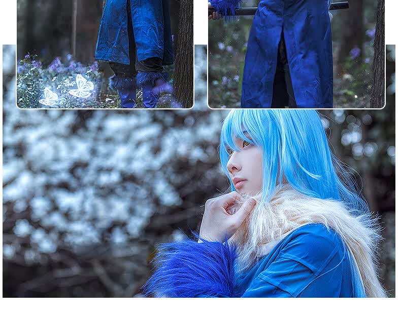 关于我转生变成史莱姆这档事 利姆露 cosplay服装 现货 面具 l【图片