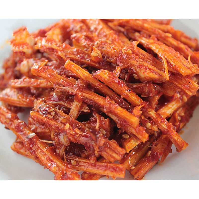 京选推荐延边牛板筋延吉特产朝鲜族东北大妈散装500克香辣牛筋香辣短