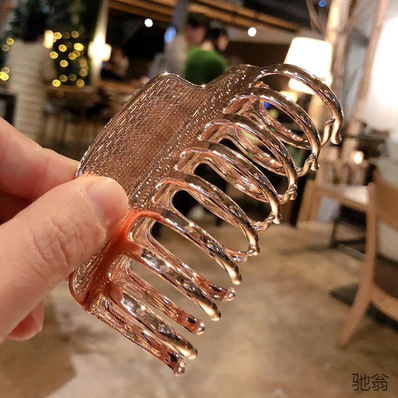 驰翁 大号抓夹大码洗澡用的发夹子头饰女发夹后脑勺发卡竖夹马尾夹顶